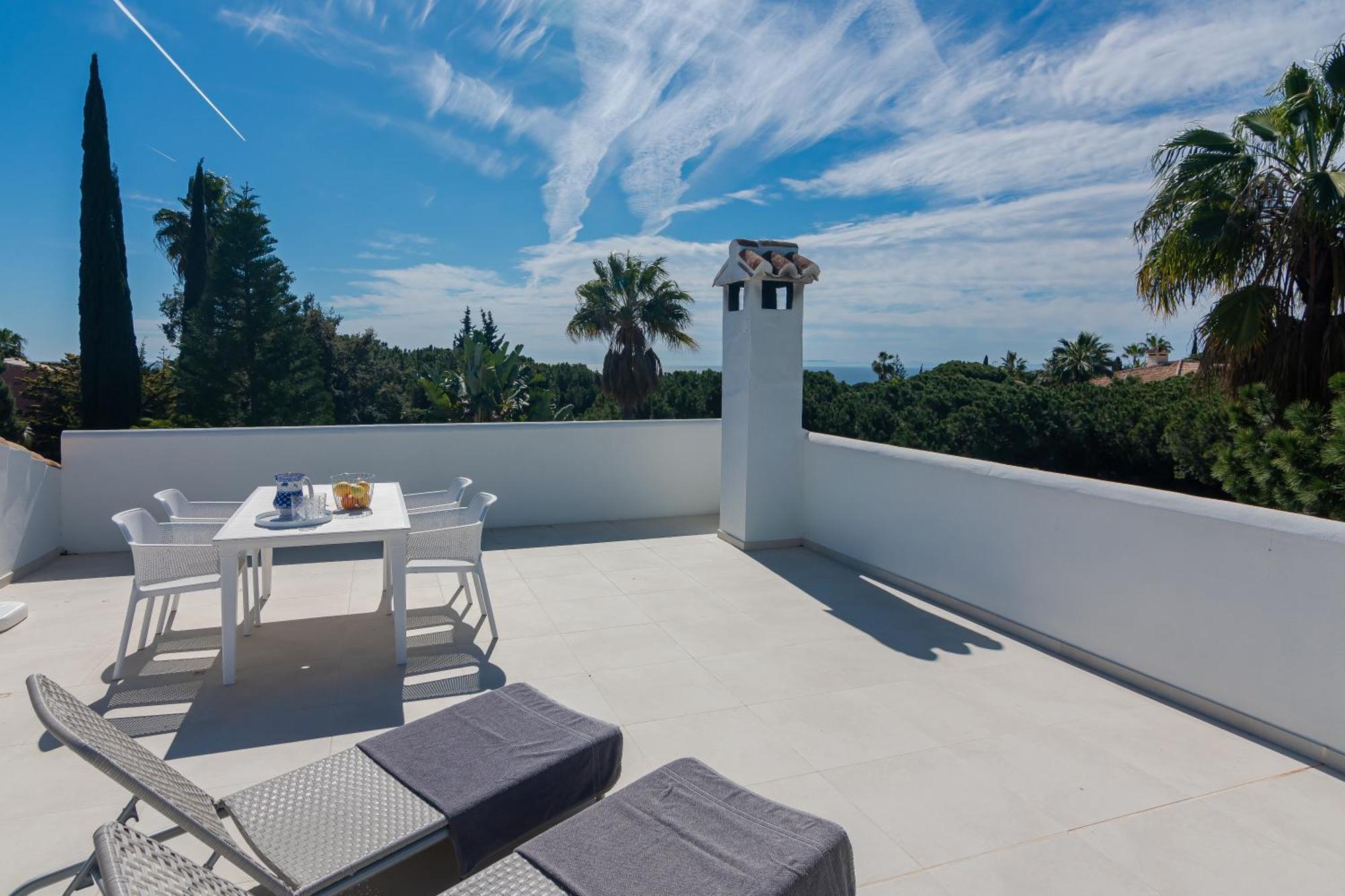Great Villa Near Beach And Marbella Bagian luar foto